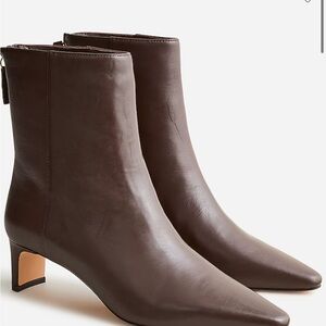J Crew Stevie ankle boots in leather
